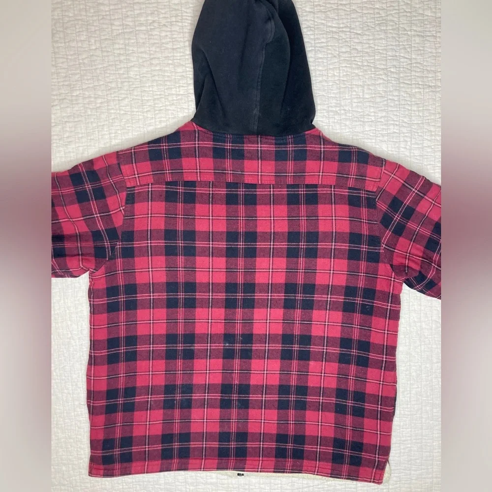 Shady lmtd Flannel Zip Up Fleece Lined Hoodie
Size XL - Picture 3 of 4